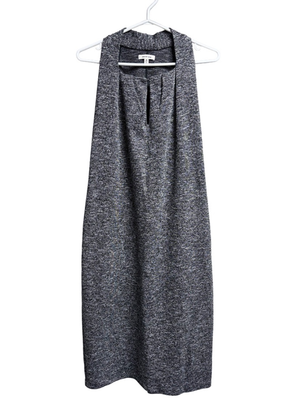 Max Studio Marled Knit Sleeveless Midi Dress